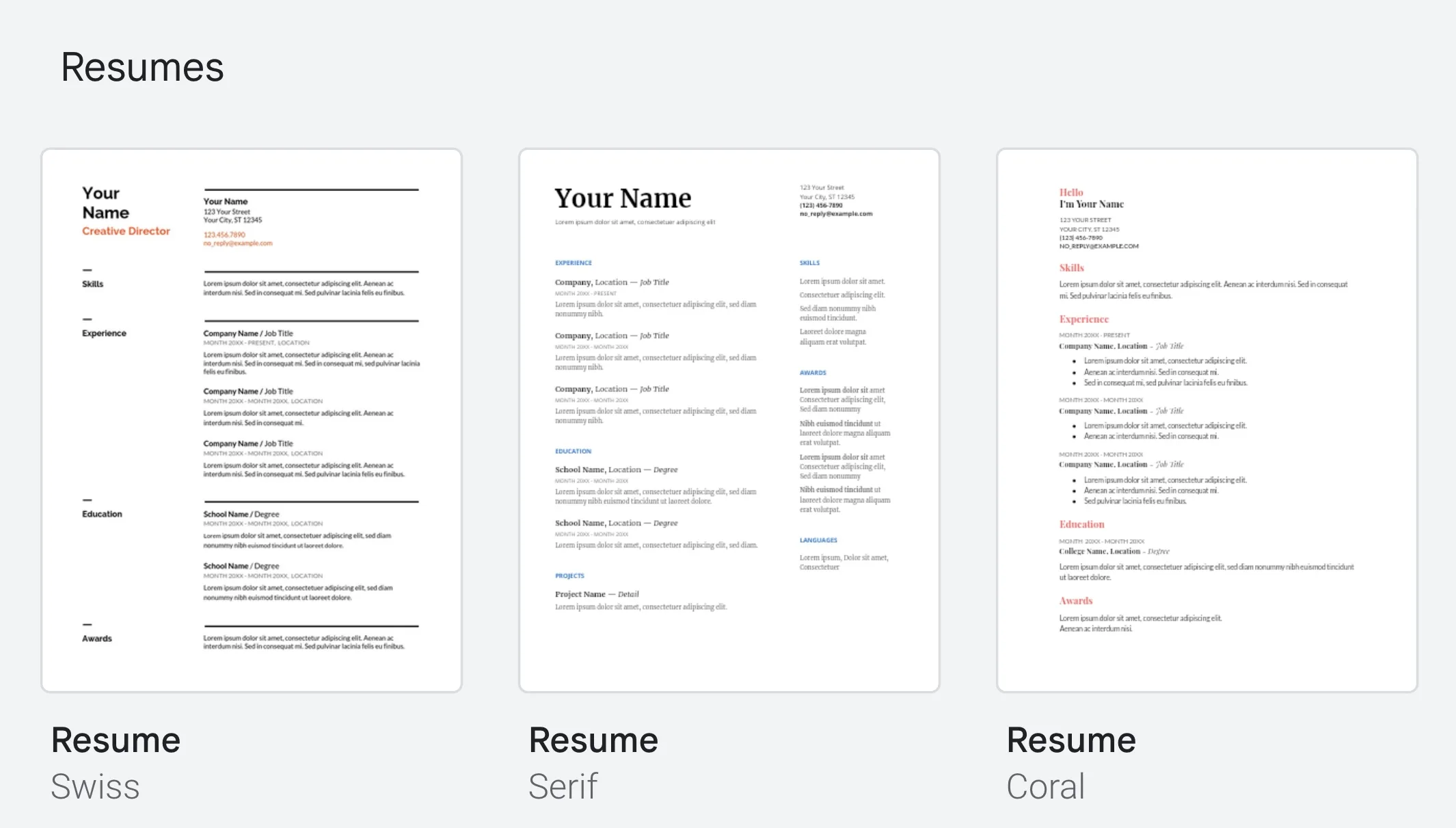 What’s important to know about free Google Docs resume templates